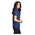 thumbnail image 3 of Port Authority Women's Silk Touch Performance Polo Moisture Wicking Shirt Royal Large, 3 of 3