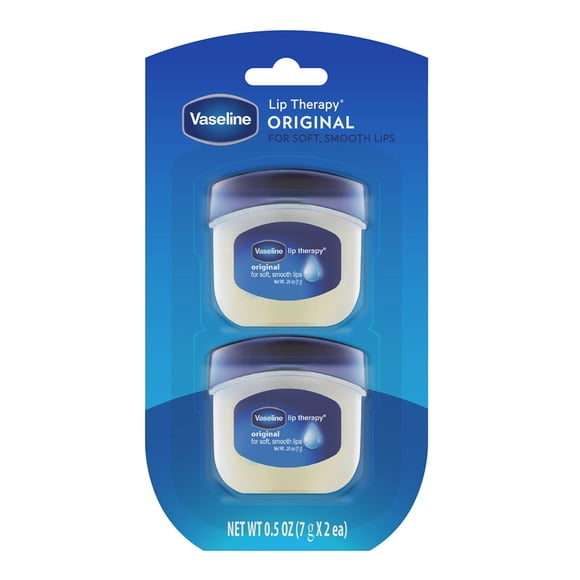 Balsamo labial vaseline two pack original mini tarro