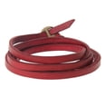 thumbnail image 4 of Pulsera de múltiples capas Sunnimix de cuero rojo, 4 of 5