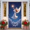 thumbnail image 5 of Decorative Design Christmas Angel Theme Religious Night Sky Banner for Church Events Holiday Decor Home Decoration, 5 of 9