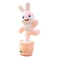 thumbnail image 3 of Dancing Talking Puppy Toy, Interactive Singing Stuffed Animal, Musical Plush Doll, Easter Birthday Gift For Kids Boys Girls Toddlers, 3 of 7