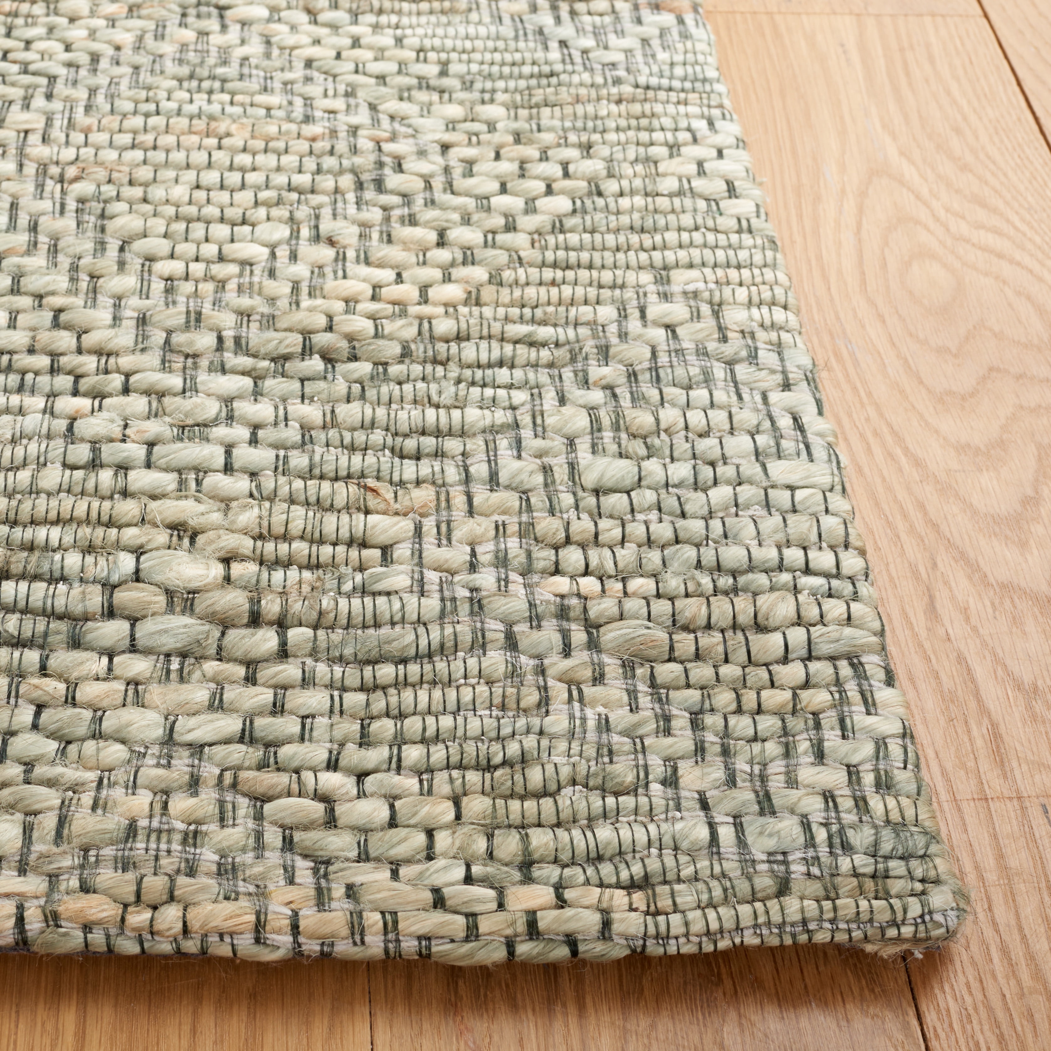 SAFAVIEH Marbella Phillis Diamond Runner Rug, Grey/Sage, 2'3" x 8'