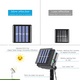 thumbnail image 3 of Dinheiro Linterna solar, 23 pies/7M 50LED Flor de melocotón Luces decorativas solares de cadena para jardín al aire libre, 3 of 5