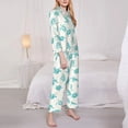 thumbnail image 3 of Fotbe Turtle Conjunto de Pijama de Manga Larga para Mujer con Estampado, Ropa de Dormir de 2 Piezas, Conjunto de Casa Suave y Cómodo con Bolsillos-Large, 3 of 7