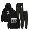 thumbnail image 2 of Anime Girls Band Cry Merch Men/Women Fall Suit Hoodies Sportswear Hooded Ankle Banded Pant Two Piece Set, 2 of 3