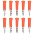 thumbnail image 1 of Cuerno Banana Plug Banana Plugs Conector Diy Banana Plug Conectores 100 Piezas Cuerno Banana Plug Latón Aleación De Zinc ABS Soldado Banana Plugs Conector Para Baterías De, 1 of 8
