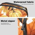 thumbnail image 4 of Pumpkin Charger Organizer Hard Drive Bag Cable Cord Organizer Small Storage Pouch Oxford Fabric Waterproof Electronic Digital Accessories Travel Case 5.9x9.44x3.14 in., 4 of 6