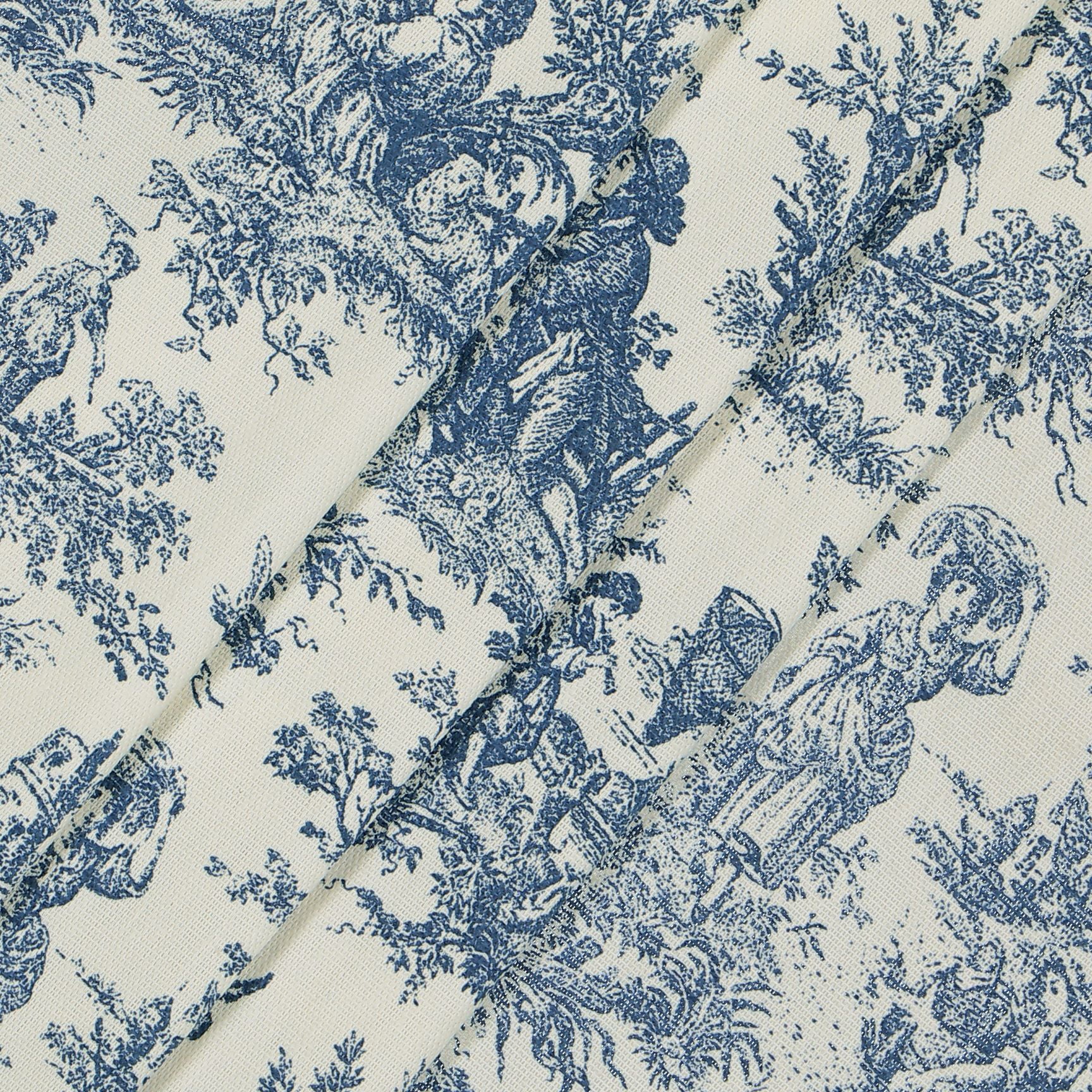 Waverly Charmed Life Wave Valance, 52"x18", Cornflower