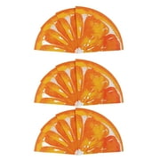 32Pcs Orange Round Paper Napkins 6.8 inches Fruit Disposable Luncheon Napkin for Summer Gatherings Birthday Wedding Baby Showers Hawaiian Luau Fiesta Party Supplies or Everyday Use