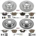 thumbnail image 3 of PowerStop Front and Rear Z26 Street Warrior Carbon-Fiber Ceramic Brake Pad and Drilled and Slotted Rotor Kit Fits: BMW Select Models K5360-26, 3 of 9