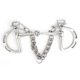thumbnail image 1 of Kimberwicke Stainless Steel Solid Jointed Horse Bit (125mm), 1 of 3