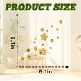 thumbnail image 2 of CCOCC Mirror Stickers,Space-Enhancing Effect Mirror for Bedroom,Scratch-Resistant Surface Mirror Tiles,Gold, 2 of 7