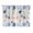Blue, variant on Colorful Flowers Kitchen Curtains 63 Inch Length, Watercolor Retro Blue Pink Floral Grommet Top Bedroom Living Room Curtains, Light Filtering Cafe Curtain Drapes 2 Panels Set 84''x63''