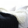 Luxury Chunky Knit Throw Blanket Large Cable Acrylic Knitted Warm Soft
