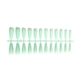 thumbnail image 1 of Vogacara Uñas postizas mate para niñas, herramientas de manicura reutilizables, parche de cobertura completa, decoraciones de extensión, Arte de uñas Menta verde TJP1170-Y3-B1, 1 of 6