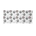 thumbnail image 2 of Roses Neck Gaiter, Romantic Flowers, Unisex, Fuchsia Dark Green, by Ambesonne, 2 of 3
