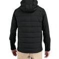 thumbnail image 2 of Men's Cutter & Buck Black Missouri Tigers Evoke Hybrid Eco Softshell Recycled Full Zip Hooded Jacket, 2 of 2