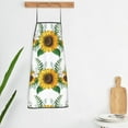 thumbnail image 6 of Naloa 1Pack Adjustable Bib Apron Waterdrop Resistant Cooking Kitchen Aprons for Women Men Chef, Sunflowers (2) Print, 6 of 8