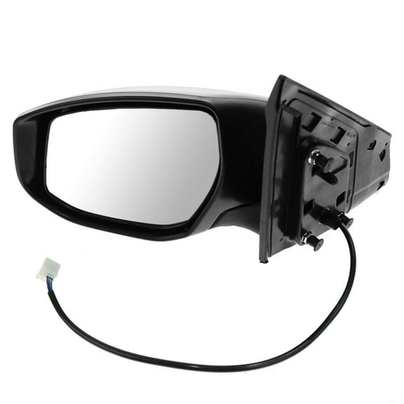 TRQ Mirror Power Smooth Black Driver Side Left LH for 13 Nissan Sentra MRA06321