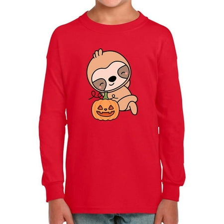 

Cute Sloth W Pumpkin Long Sleeve Toddler -Image by Shutterstock 2 Toddler