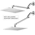 thumbnail image 3 of Mistaha High Pressure 12 Inch Rain Showerhead with 11 Inch Extension Arm Teflon Tape Stainless Steel Rain ShowerHead Chrome Finish Waterfall Full Body Coverage, 3 of 8