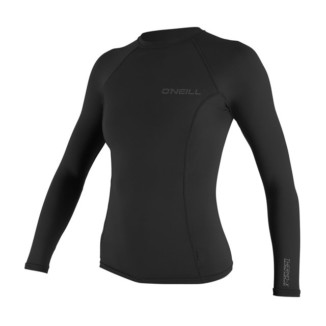 Camiseta de Manga Larga Thermo-X para Mujer O'NEILL con Protección Solar UPF 50+ Negra