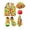 B-Yellow, variant on LIIPEE Kids Halloween Costumes Boys Girls Unisex Clown Fancy Dress Up Clothes Party Outfits,One Size