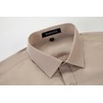 thumbnail image 5 of ETHAN Khaki Button up Shirt for Men Casual Business Slim Fit Long Sleeve Button Up Dress Shirt XXL, 5 of 8