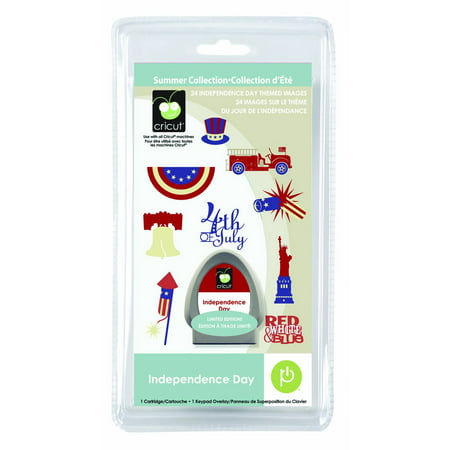 Cricut Seasonal Cartridge, Independence Day, Shape cartridge for use with all Cricut machines By Provo Craft Novelty Cricut from (Best Of Pixar Cricut Cartridge For Sale)