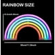 thumbnail image 3 of Señales de luz arco iris, decoración de pared arco iris para niñas, habitación para niños, lámpara LED, decoración arco iris, regalos para niños, batería o USB, lámpara de noche LED, 3 of 8