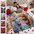 thumbnail image 7 of Steadline Flannel Valentine's Day Blanket - Extra Soft Fleece Throw for Sofa and Bed, Warm Holiday Decoration with Romantic Design, 7 of 7