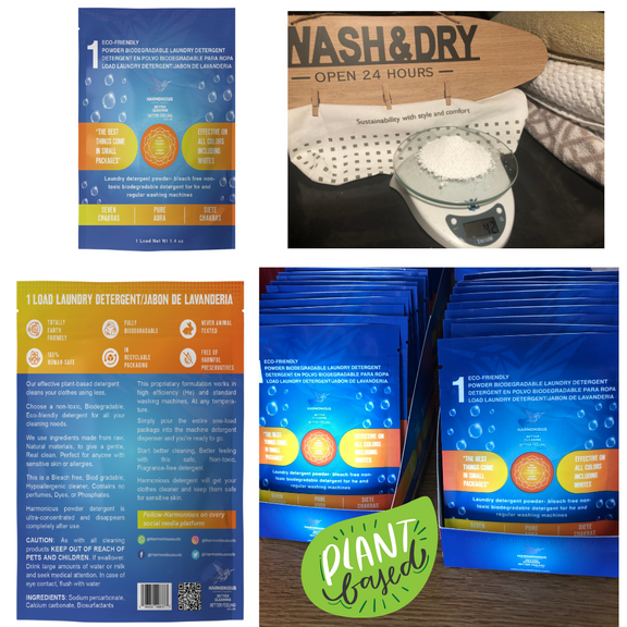 Harmonious Blue non-toxic, eco-friendly, fragrance-free laundry detergent
