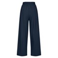 thumbnail image 6 of Kaemgyyd Womens Wide Leg Yoga Pants Casual Loos Drawstring Workout Sweatpants Plus Size High Waist Comfy Beach Trousers with Pockets, 6 of 7