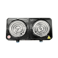 thumbnail image 1 of Parrilla eléctrica de 2 Resistencias con Regulador de Temperatura Negro Decakila KUCC002B, 1 of 3