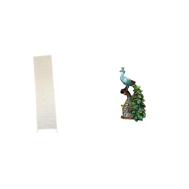 Pantalla de lámpara de pie,Lámpara minimalista para estudio,Cubierta de luz Iluminación creativa para dormitorio,Figura de escritorio,Estatua de pavo real en estante,escritorio,decoración