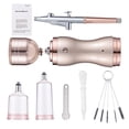 thumbnail image 2 of Kit d'Aérographe Portable avec Compresseur Portable Stylo Brosse à Air Sans Fil Double Action 3 Niveau Pression Réglable Batterie Intégrée pour la Peinture Modèle Coloriage Nail Art Maquillage Gâteau Décoration, 2 of 7