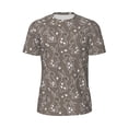 thumbnail image 5 of Wukai Retro Bunny Print Men's Short-Sleeved Mesh T-Shirt,Quick-Dry Short Sleeve Workout T-Shirt-, 5 of 8