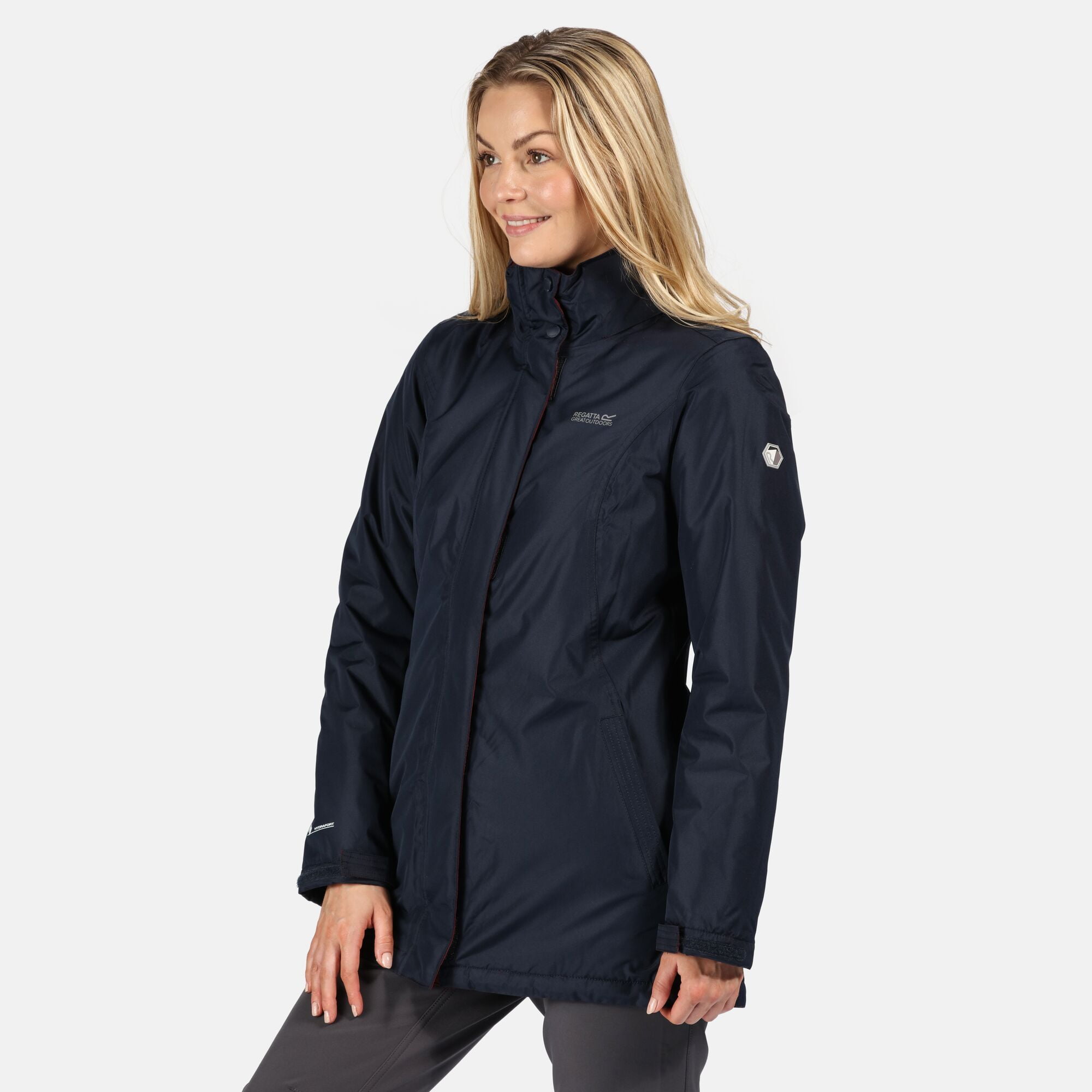 regatta black womens coat