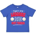 thumbnail image 3 of Inktastic That's My Awesome Sister out There with Volleyballs Boys or Girls Toddler T-Shirt, 3 of 5