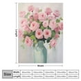 thumbnail image 4 of Chilfamy Roses Print Throw Blanket for Bed Sofa Living Room Decor All Seasons Exquisite Gifts 60x80in, 4 of 6