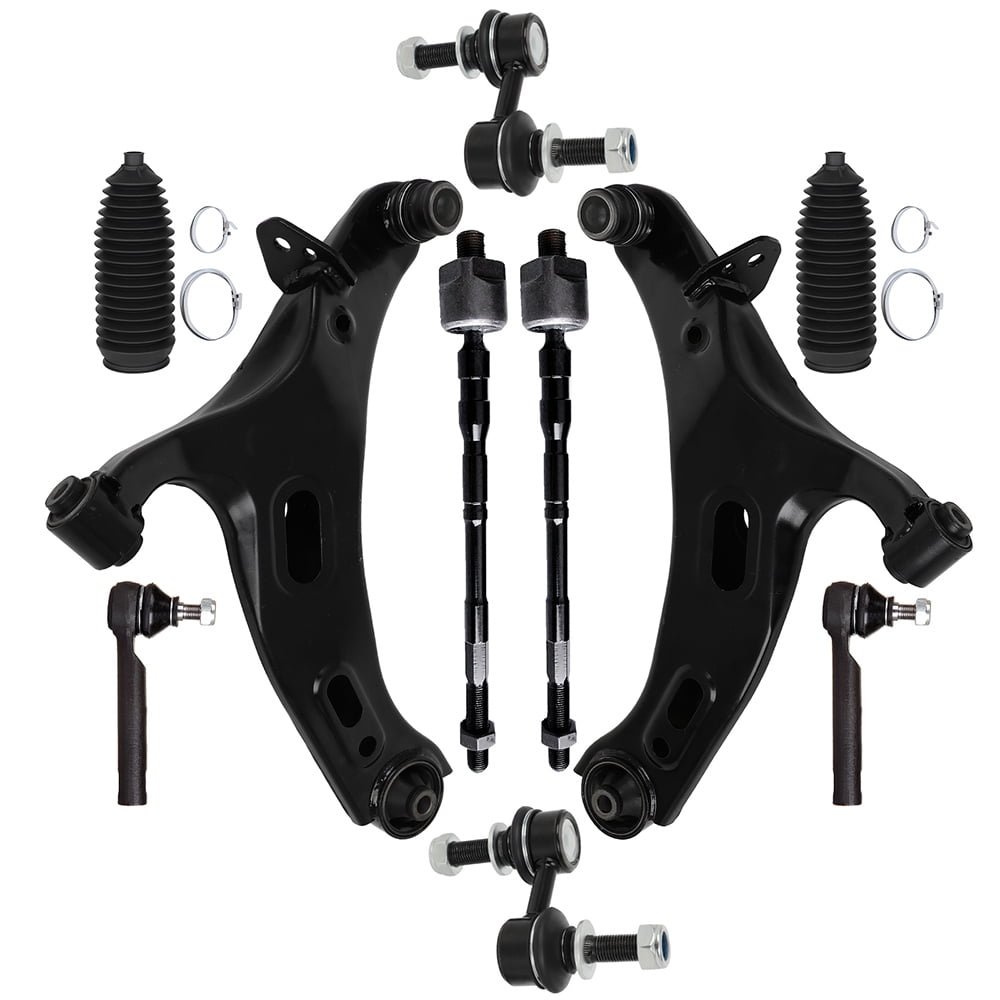 ECCPP - 10PCS Front Lower Control Arm w/Ball Joint Compatible Fit 2010-2014 For Subaru Legacy Suspension Kit