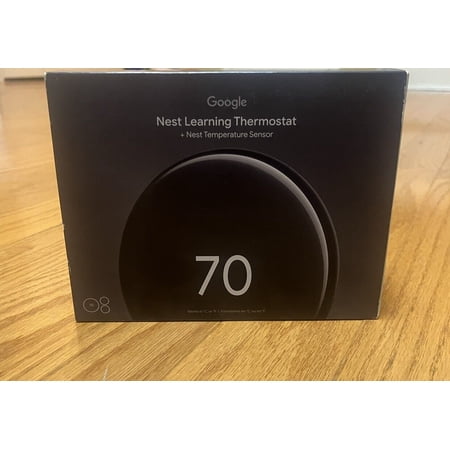 Google Nest Learning Thermostat (4th gen) With 2 Temperature Sensors