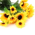 thumbnail image 1 of Accesorios de fotografía de ramo de flores de seda de girasol de simulación para fiesta de boda (E) Ehuebsd Libre de BPA, 1 of 8