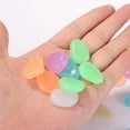 thumbnail image 1 of 100 piezas luminosas guijarros rocas mezcla de colores piedra pecera decoración (multicolor), 1 of 4