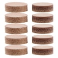 thumbnail image 1 of BRIGHTFUFU 10pcs Precision Pool Stick Tips Replacement Khaki PU for All Playing Levels, 1 of 6