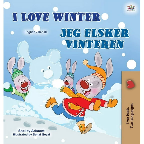English Danish Bilingual Collection I Love Winter (English Danish Bilingual Book for Kids), (Hardcover)