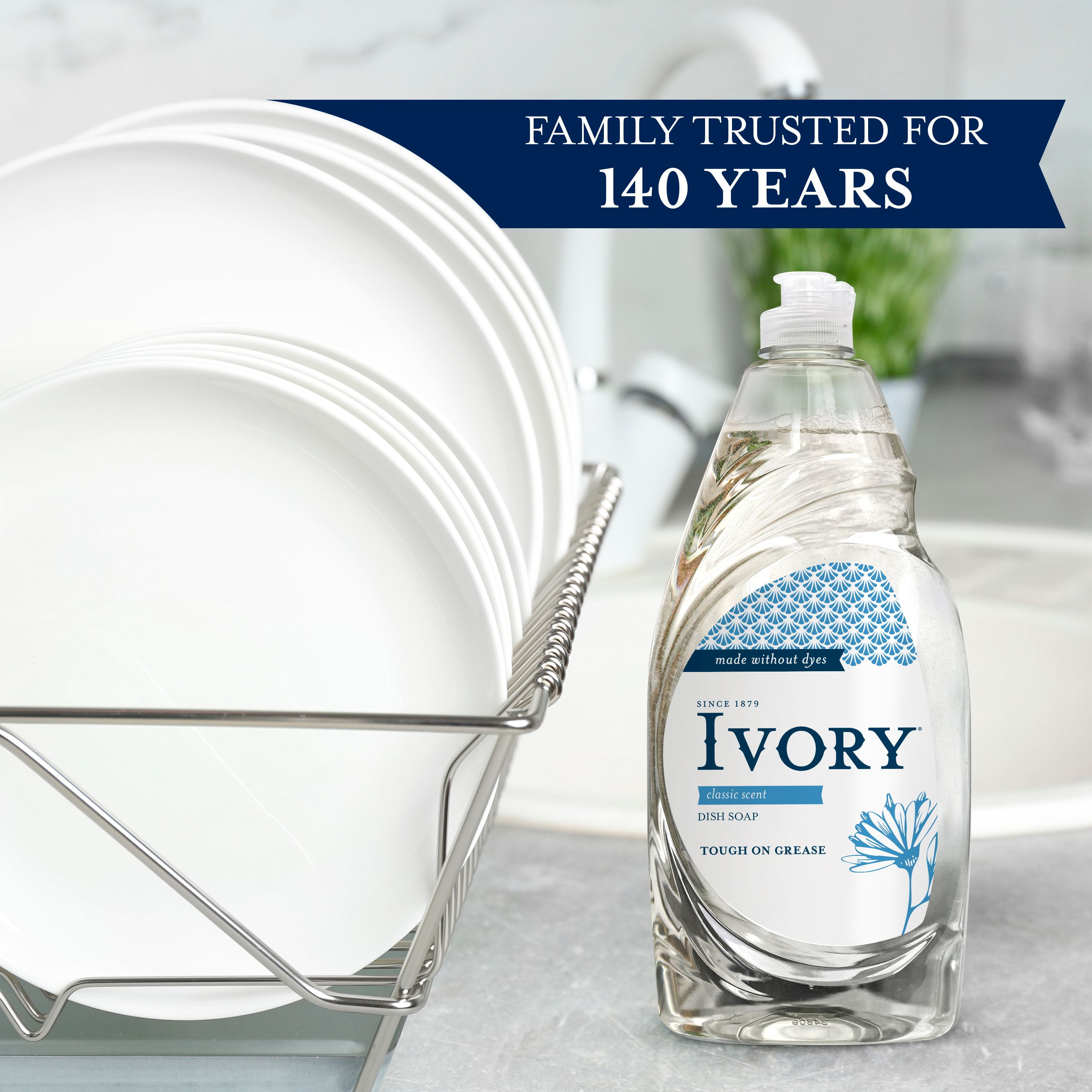 Ivory Classique Savon à Vaisselle, Liquide à Vaisselle, Original 709ML