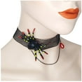 thumbnail image 3 of Collier Ras du Cou Halloween Créatif Rétro Décor Chauve-Souris Collier Clavicule Collier en Dentelle pour Femmes, 3 of 10