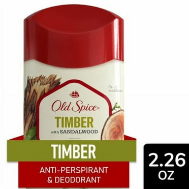 2X - Old Spice for Men Antiperspirant Deodorant Invisible Solid Timber with Sandalwood Scent 1 Pack