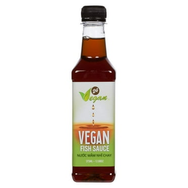 Vegan Fish Sauce, Vietnamese Made, 24 Vegan, 100% Plant Base, Animal Free, Gluten Free, Wheat Free, All Purpose, Umami, 0g Added Sugar, 375 ML